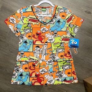 Scrub Top Women Small